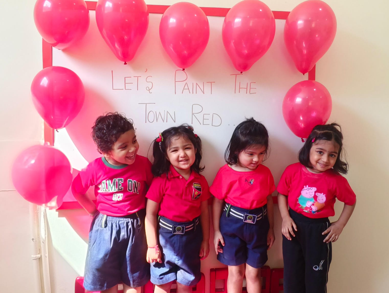Red-tastic Day: Nursery Delights in Red Day Extravaganza